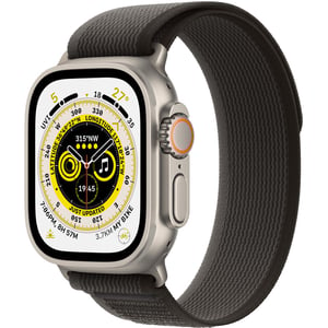 Apple Watch Ultra GPS + Cellular, 49mm Titanium Case with Black Gray Trail Loop - Medium/Large Pre-order