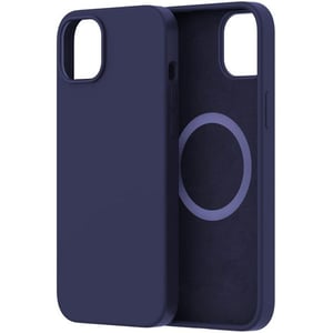 

Protect Magsafe Silicon Case Blue With Screen Protector iPhone 14