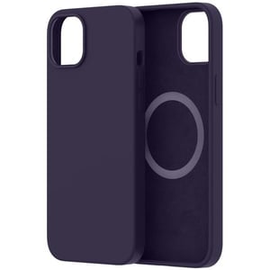 

Protect Magsafe Silicon Case Purple With Screen Protector iPhone 14 plus