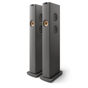 KEF Titanium Grey LS60 Wireless HiFi Speakers (Pair)