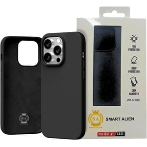 

Smart Alien Case Black With Screen Protector iPhone 14 Pro Max