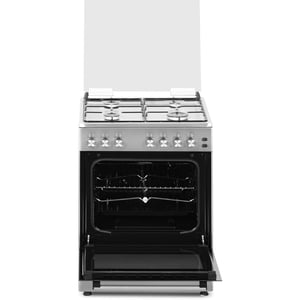 

Admiral Gas Cooker 60*55 Enamel Pan Support Full Safety ADGC6060SF Silver