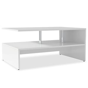 

vidaXL Coffee Table Engineered Wood 90x59x42 cm White