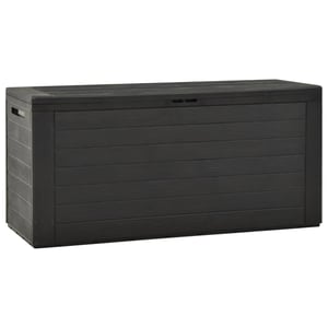 

vidaXL Garden Storage Box Anthracite 116x44x55 cm