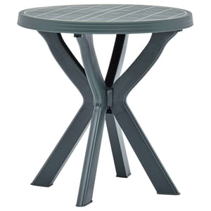 

vidaXL Bistro Table Green 70 cm Plastic