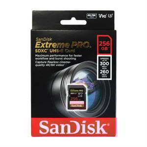 

Sandisk Extreme Pro SDXC Memory Card 256GB SDSDXDK-256G-GN4IN