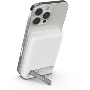 

Belkin Magnetic Wireless Power Bank 5000mAh White With Stand BPD004BTWT