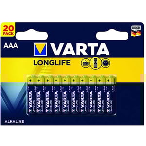 

Varta Longlife AAA Battery 20pcs Set Blue/Yellow