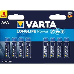 

Varta Longlife AAA Battery 8pcs Set Blue