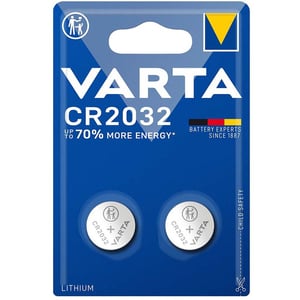 Varta CR2032 Lithium Battery 2pcs Set Silver