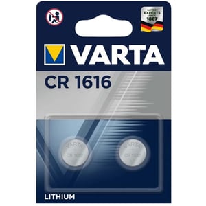 Varta CR1616 Lithium Coin Battery 2pcs Set Silver