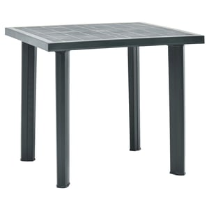 

vidaXL Garden Table Green 80x75x72 cm Plastic