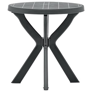 

vidaXL Bistro Table Anthracite 70 cm Plastic