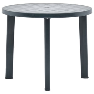 

vidaXL Garden Table Green 89 cm Plastic