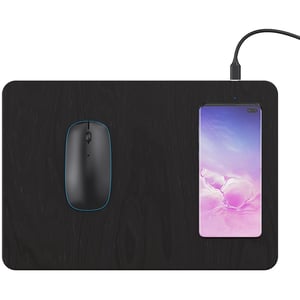 

Glassology Mouse Pad With Wireless Charger Black