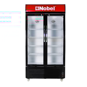 

Nobel Showcase Chiller Black 650 Litres Hinge Door Light Box Lock and Key NSF800