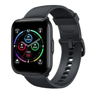 

Mibro C2 Smart Watch 1.69 Touch Control HD Screen 24H Heart Rate & Sleep Monitoring SpO2 20 Sports Mode Fitness Watch 2ATM Waterproof - Black