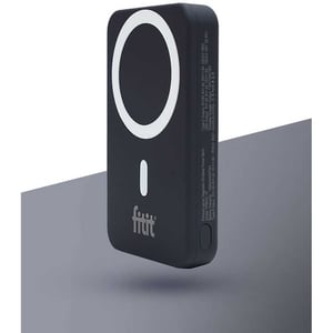 

FITIT 10000 mAh Magnetic Wireless Power Bank, Portable Charger, 20W Fast Charging with USB-C Compatibility.