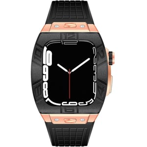 

Merlin Craft Case With Strap 45mm Black/Rose Gold For Apple Watch