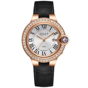 

ECSTACY Women's Analog White Dial Watch - E22504-KLBW