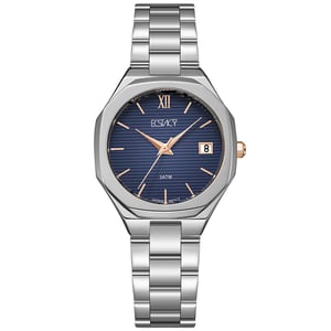 

ECSTACY Women's Analog Blue Dial Watch - E22503-SBSN