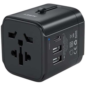 

Aukey Universal Travel Adapter Black