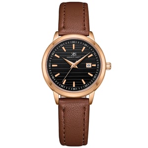 

Kenneth Scott Women's Analog Black Dial Watch - K22527-RLDB