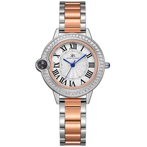 Kenneth Scott Women's Analog White Dial Watch - K22530-KBKW