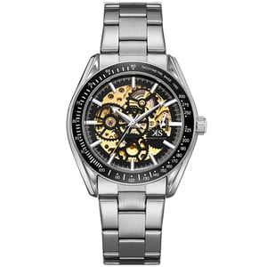 

Kenneth Scott Men's Mechanical Black Dial Watch - K22312-SBSB
