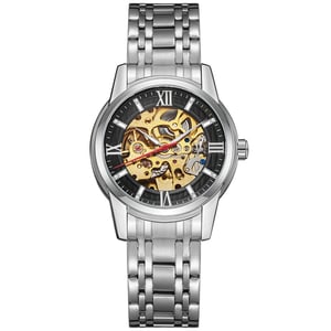 

Kenneth Scott Men's Mechanical Black Dial Watch - K22311-SBSB