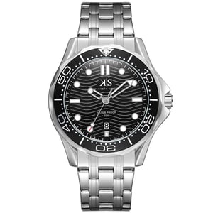 

Kenneth Scott Men's Analog Black Dial Watch - K22009-SBSB