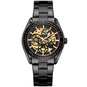 

Kenneth Scott Men's Mechanical Black Dial Watch - K22312-BBBB