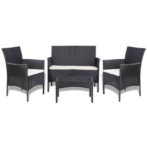 

vidaXL Garden Lounge 4pcs Set With Cushions