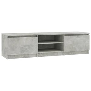 

vidaXL TV Cabinet Concrete Grey 140x40x35.5 cm Engineered Wood