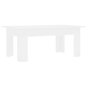 

vidaXL Coffee Table White 100x60x42 cm Engineered Wood