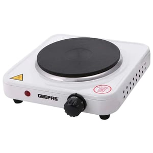 Geepas Electric Single Hot Plate with Adjustable Temperature Control