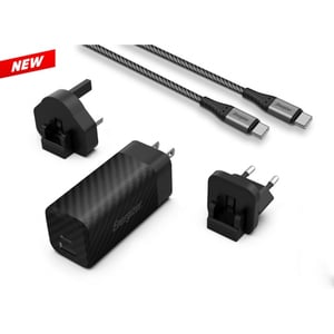 

Energizer 90W Fast Charger With UK/EU/US Adapter Black