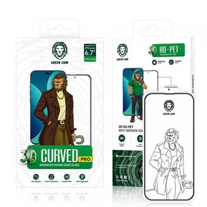 

Green Lion 3d Pet Privacy Glass Screen Protector For Iphone 14 Pro Max ( 6.7" ) - Black