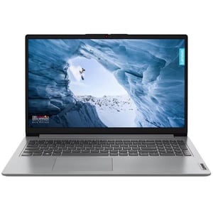 

Lenovo IdeaPad 1 15IAU7 (2022) Laptop - 12th Gen / Intel Core i5-1235U / 15.6inch FHD / 512GB SSD / 8GB RAM / Shared Intel Iris Xe Graphics / Windows 11 Home / English & Arabic Keyboard / Grey / M