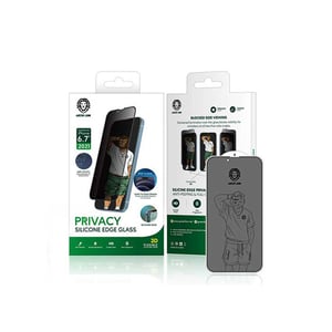 

Green Lion 3D Silicone Privacy Glass Screen Protector 90 Degree Privacy Tempered Glass Black