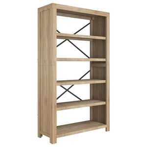 

vidaXL 5-Tier Bookcase 80x30x140 cm Solid Wood Acacia
