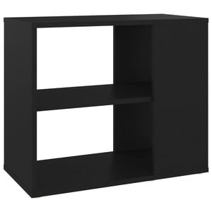 

vidaXL Side Cabinet Black 60x30x50 cm Engineered Wood