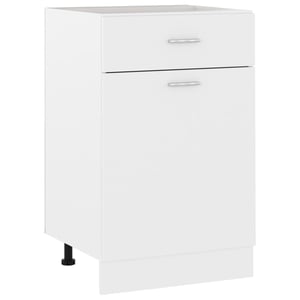 

vidaXL Drawer Bottom Cabinet White 50x46x81.5 cm Engineered Wood