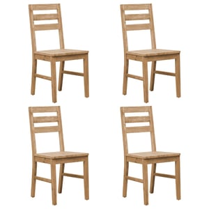 

vidaXL Dining Chairs 4 pcs Solid Acacia Wood