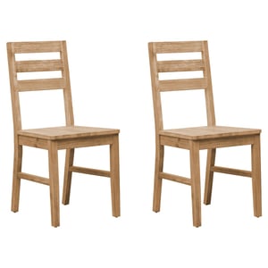 

vidaXL Dining Chairs 2 pcs Solid Acacia Wood
