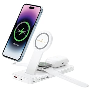 

Smart 5-in-1 Magnetic Power Bank Dock 10000mAh White SM51MWDC