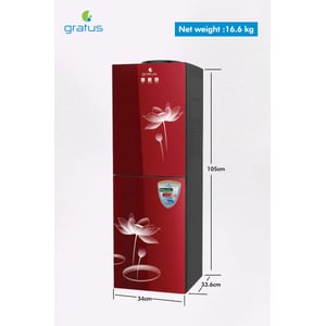 

Gratus Water Dispenser Inbuilt Refrigerator Gwd302Acrcwdx