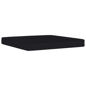 

vidaXL Floor Pallet Cushion 60x60x6 cm Black Fabric