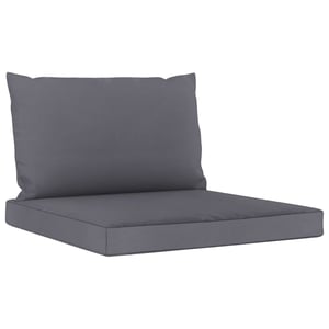 

vidaXL Pallet Sofa Cushions 2 pcs Anthracite Fabric