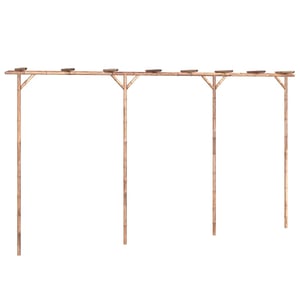 

vidaXL Pergola Bamboo 385x40x205 cm